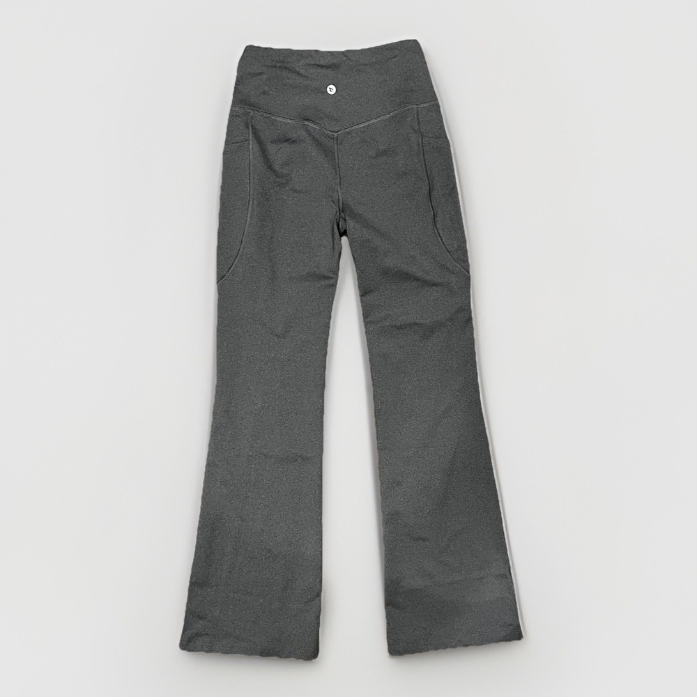 BALEAF Grey Stretch Waist Pocket Flare Comfy Outdoor/Yoga Pants, Women's Sizs XS